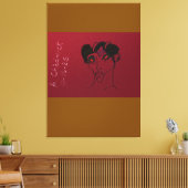 Sciencefiction Duiveljager Gravin Canvas Afdruk (Insitu (Woonkamer))