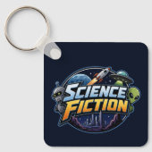 Sciencefiction-genreliefhebbers Sleutelhanger (Voorkant)