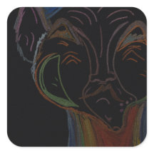 Sciencefiction-hybride stickers
