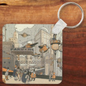 Sciencefiction in de oude stijl, Stedelijk Paris, Sleutelhanger (Achterkant)