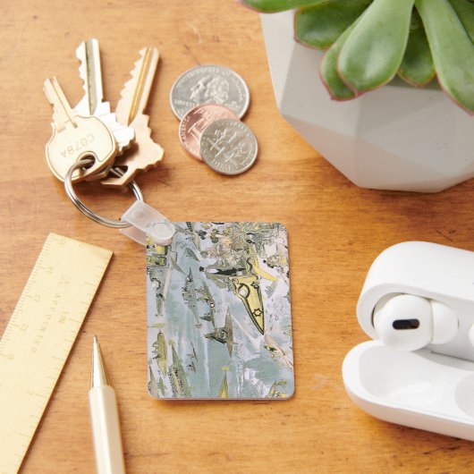 Sciencefiction klassieke auto's en taxi's uit het  sleutelhanger (Bureau)