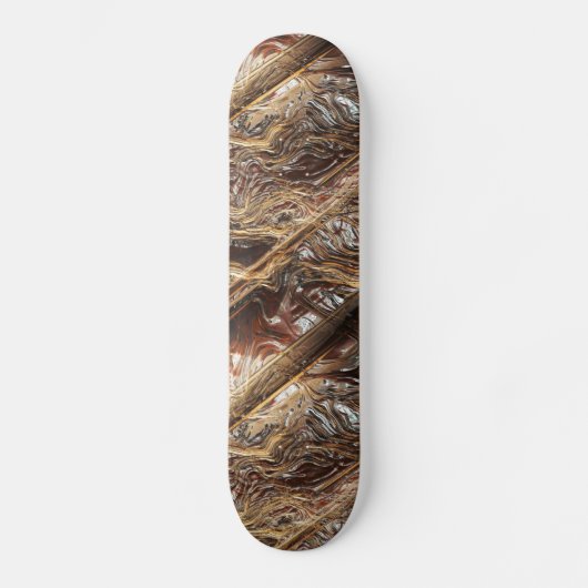 Sciencefiction metaalkunst 2-2 Skateboard (Voorkant)