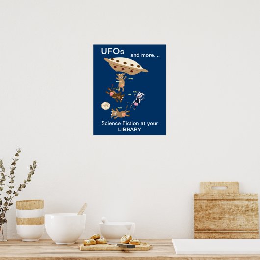 Sciencefiction Poster (Keuken)