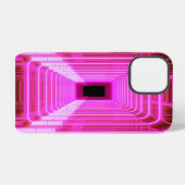 Sciencefiction Retro 3D: Pop Art Illustratie iPhone Hoesje (Achterkant horizontaal)