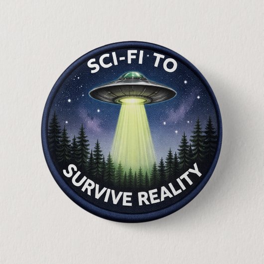 Sciencefiction Ronde Button 5,7 Cm (Voorkant)