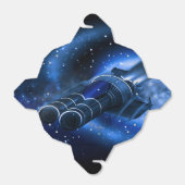 Sciencefiction-ruimteschip Bedankdoosjes (Uitgevouwen)
