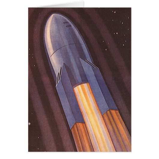 Sciencefiction-ruimteschipraketten uit het verlede (Voorkant)