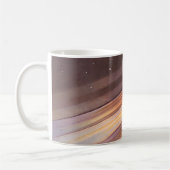 Sciencefiction-ruimteschipraketten uit het verlede koffiemok (Links)