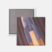 Sciencefiction-ruimteschipraketten uit het verlede magneet (Voorkant / Achterkant)