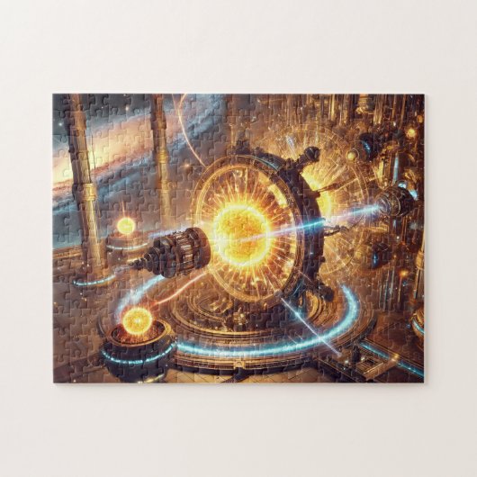 Sciencefiction Star Forge Hemelse Fabriek Legpuzzel (Horizontaal)