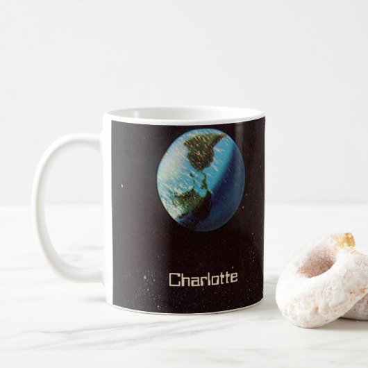 Sciencefiction uit de oude doos, Raket over de Maa Koffiemok (Met donut)