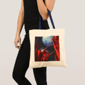 Sciencefiction uit het verleden, Canyon Space Moon Tote Bag (Voorkant (product))