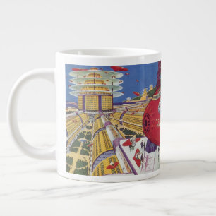 Sciencefiction uit het verleden, futuristisch New  Grote Koffiekop