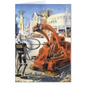 Sciencefiction uit het verleden: futuristische sta (Voorkant)