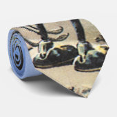 Sciencefiction uit het verleden: futuristische sta stropdas (Opgerold)