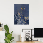 Sciencefiction uit het verleden, Halvemaan Sneeuwp Poster (Thuiskantoor)
