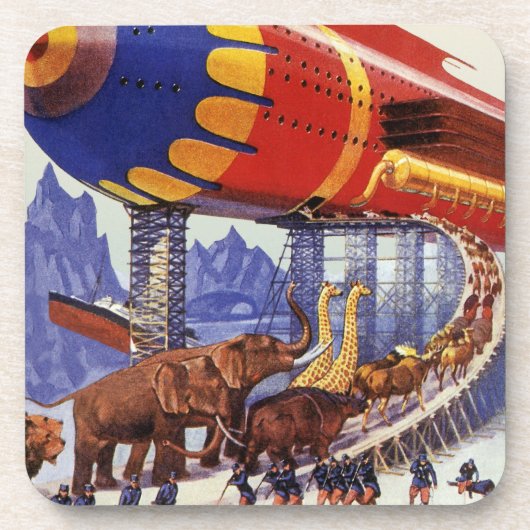 Sciencefiction uit het verleden, Noachs Ark Wilde Bier Onderzetter (Voorkant)
