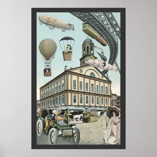 Sciencefiction uit het verleden, Victoriaanse stoo Poster (Voorkant)