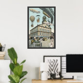 Sciencefiction uit het verleden, Victoriaanse stoo Poster (Thuiskantoor)