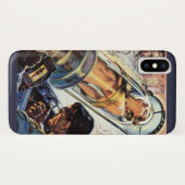 Sciencefiction uit het verleden, Vrouw Lab Experim Case-Mate iPhone Case (Achterkant (horizontaal))