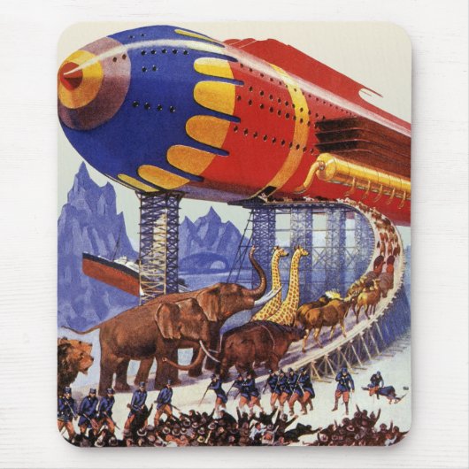 Sciencefiction uit het verleden, Wilde dieren op d Muismat (Voorkant)