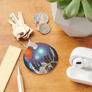 Sciencefiction uit vroeger tijden: Buitenlandse pl Sleutelhanger