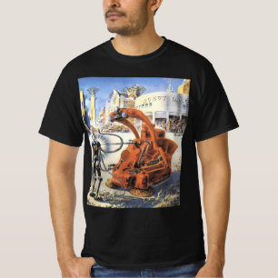 Sciencefiction uit vroeger tijden: futuristische s t-shirt