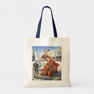 Sciencefiction uit vroeger tijden: futuristische s tote bag