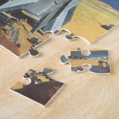 Sciencefiction uit vroeger tijden: woestijnplaneet legpuzzel (Zijkant)