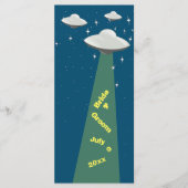 Sciencefiction Vliegende Schotels Huwelijksprogram Programmakaart (Voorkant)