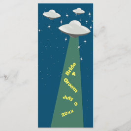 Sciencefiction Vliegende Schotels Huwelijksprogram Programmakaart