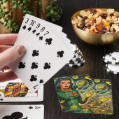  sciencefiction vrouw stripverhalen pokerkaarten (Insitu)