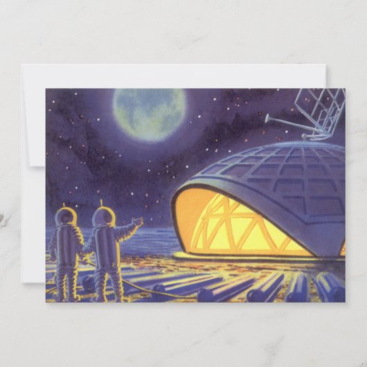 Sciencefictionaliens uit vroeger tijden op de blau (Voorkant)