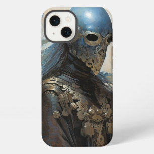 Sciencefictionbuitenaards wezen met helm masker iPhone 13 hoesje