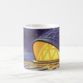 Sciencefictionbuitenaardse wezens uit vroeger tijd koffiemok (Center)