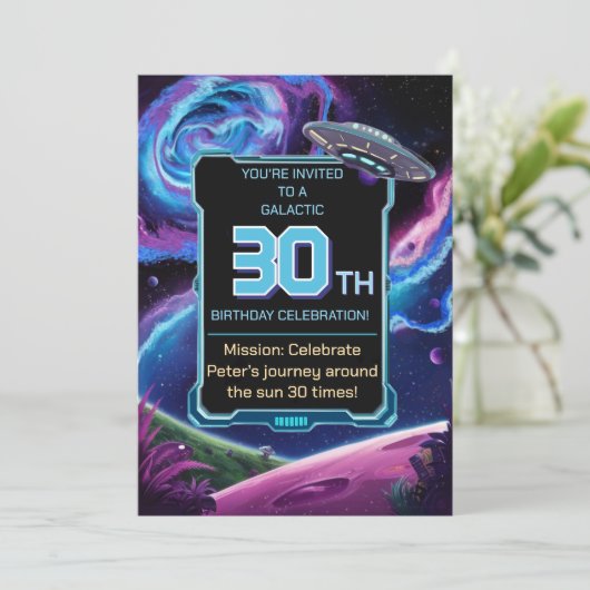 sciencefictionfeest Sci Fi Galactic 30th Kaart (Staand voorkant)