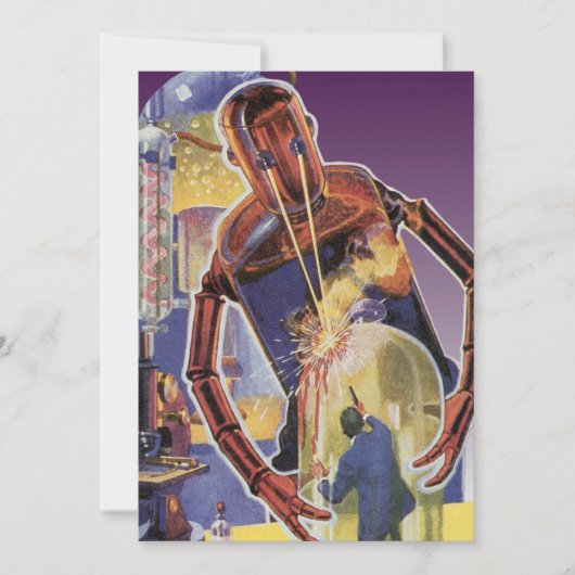 sciencefictionrobot met laserstraal (Voorkant)