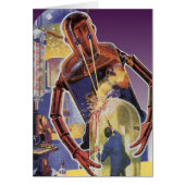 sciencefictionrobot met laserstraal (Voorkant)