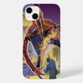 sciencefictionrobot met laserstraal Case-Mate iPhone case (Achterkant)