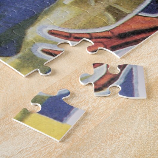  sciencefictionrobot met laserstraal legpuzzel (Zijkant)