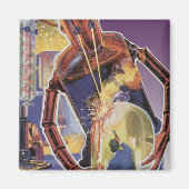  sciencefictionrobot met laserstraal magneet (Voorkant)