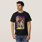 sciencefictionrobot met laserstraal t-shirt (Voorkant volledig)