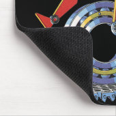  sciencefictionrobot met wielrennen muismat (Hoek)