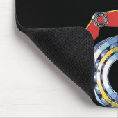 sciencefictionrobot met wielrennen muismat (Hoek)