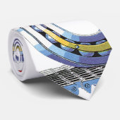 sciencefictionrobot met wielrennen stropdas (Opgerold)