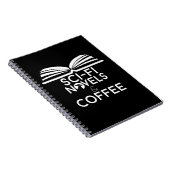 Sciencefictionromans en koffie notitieboek (Rechterzijde)