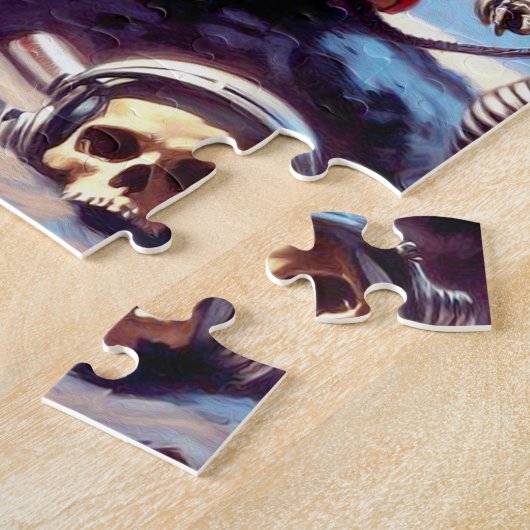  sciencefictionvrouw uit de jaren vijftig legpuzzel (Zijkant)