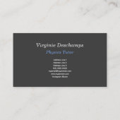 Sciences Natuurkunde Tutor - Periodieke tafel op z Visitekaartje (Achterkant)