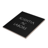 Scientia ac labore tegeltje (Zijkant)