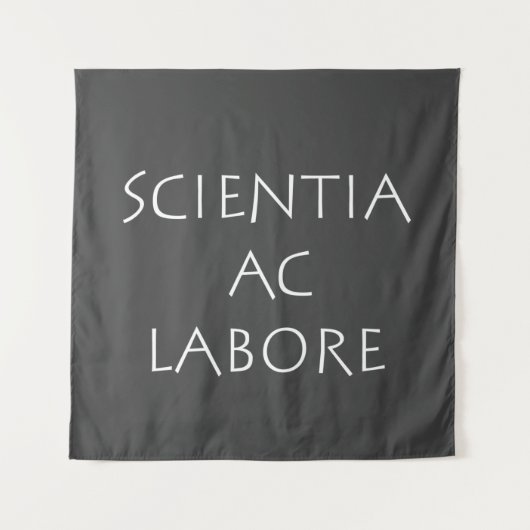 Scientia ac labore wandkleed (Voorkant)